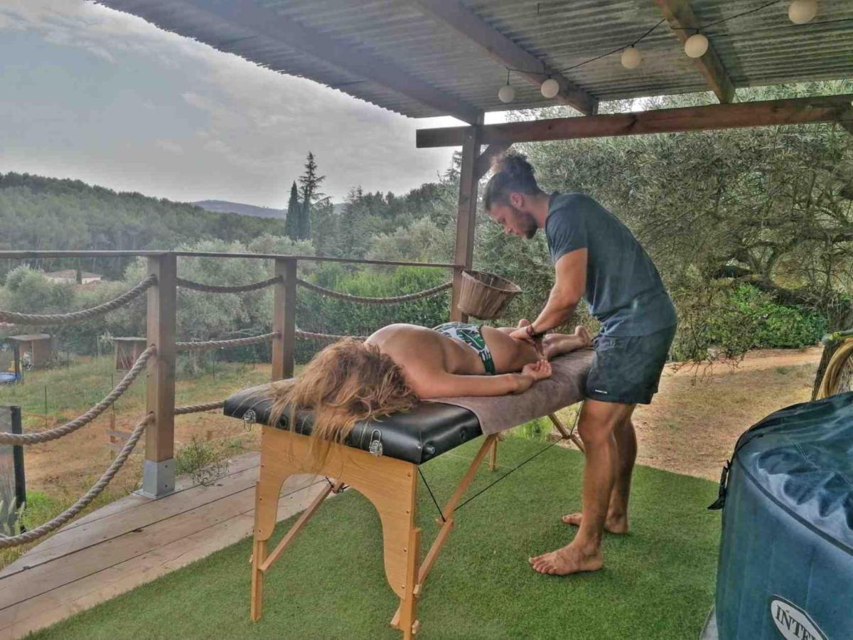 Dépend Atypiq Bohème,piscine chauffée toute l'année, jacuzzi,sauna,loisirs nature Le Beausset Esterno foto