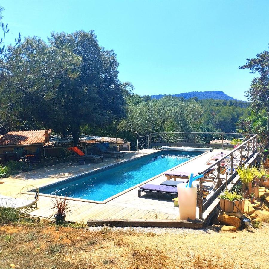 Dépend Atypiq Bohème,piscine chauffée toute l'année, jacuzzi,sauna,loisirs nature Le Beausset Esterno foto
